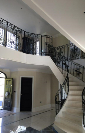 Staircase Fleur-de-lis Banisters